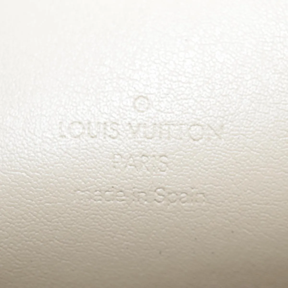 LOUIS VUITTON Monogram Vernis Thompson Street Bag Beige M91301 LV 110743