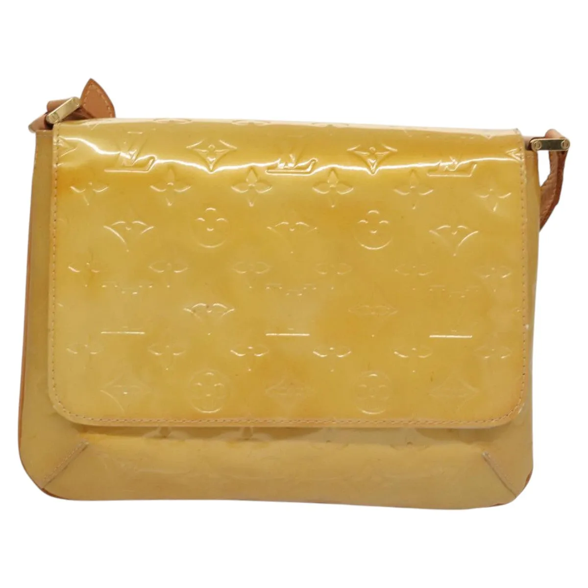 LOUIS VUITTON Monogram Vernis Thompson Street Bag Beige M91301 LV ep7248