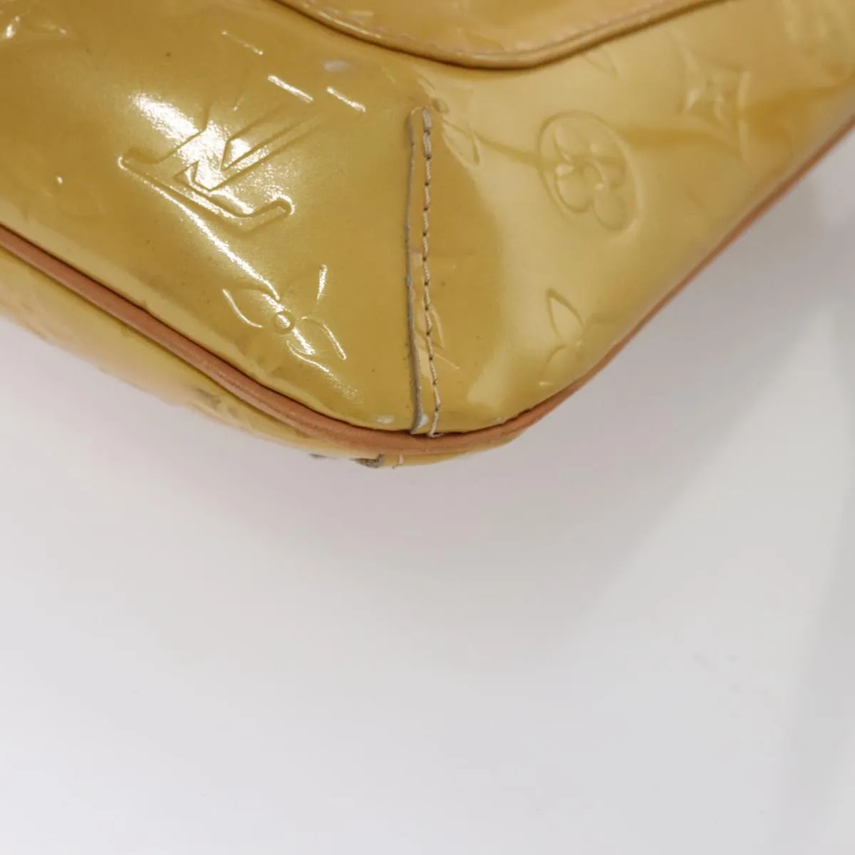 LOUIS VUITTON Monogram Vernis Thompson Street Bag Beige M91301 LV ep7248