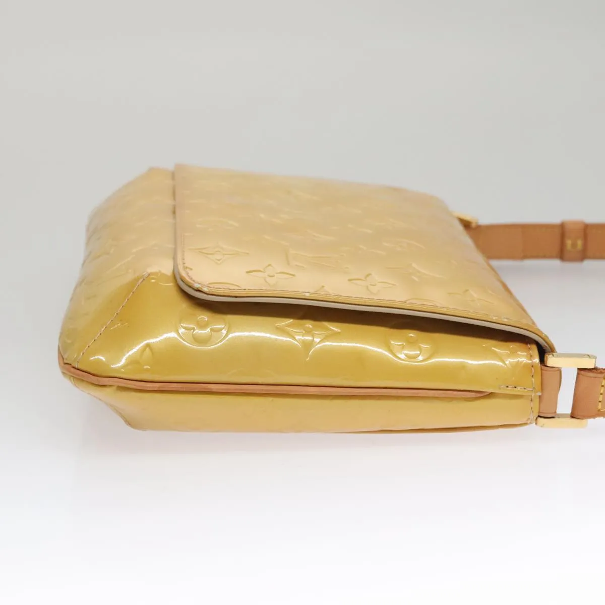 LOUIS VUITTON Monogram Vernis Thompson Street Bag Beige M91301 LV ep7248
