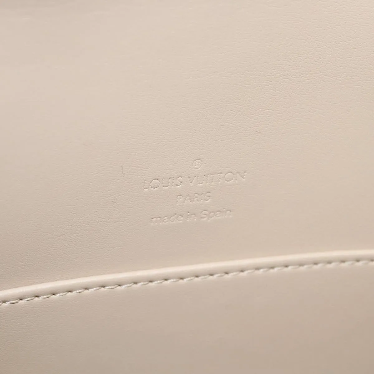 LOUIS VUITTON Monogram Vernis Thompson Street Bag Beige M91301 LV ep7248