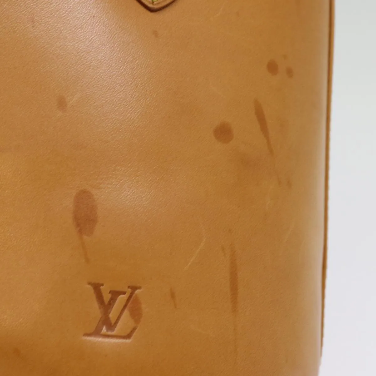 LOUIS VUITTON Nomad leather Bucket PM Shoulder Bag Beige M85001 LV 76964