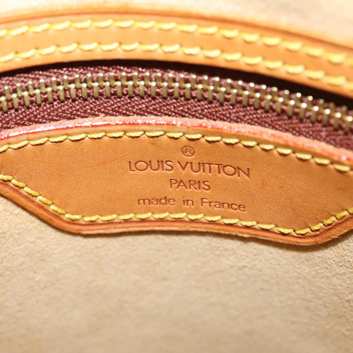 LOUIS VUITTON Nomad leather Bucket PM Shoulder Bag Beige M85001 LV 76964