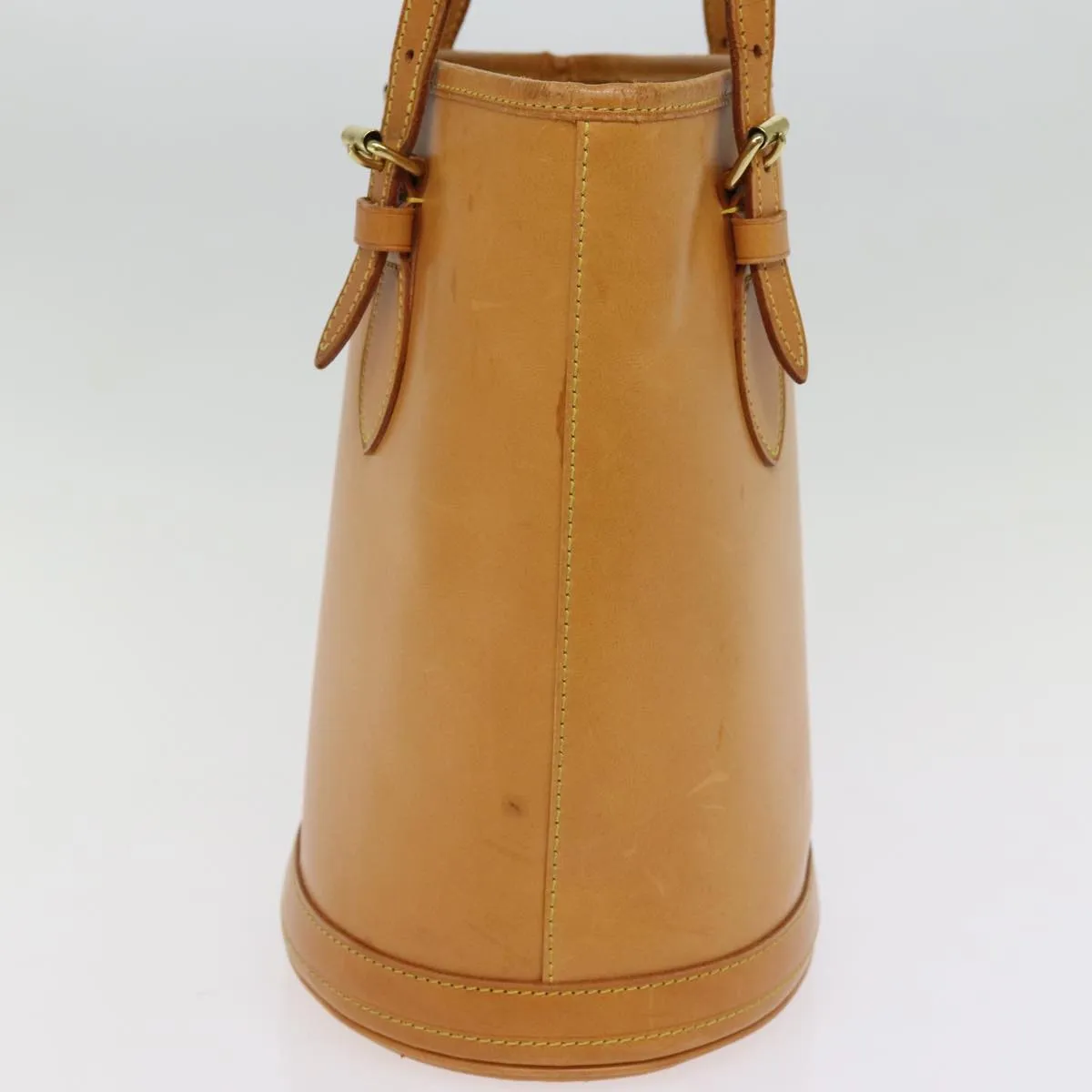 LOUIS VUITTON Nomad leather Bucket PM Shoulder Bag Beige M85001 LV 76964