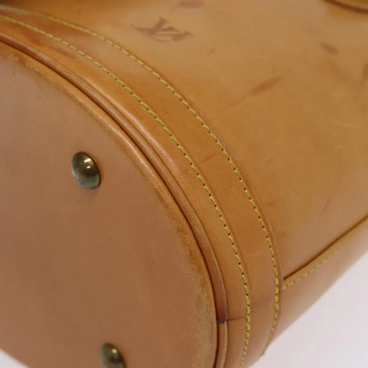 LOUIS VUITTON Nomad leather Bucket PM Shoulder Bag Beige M85001 LV 76964