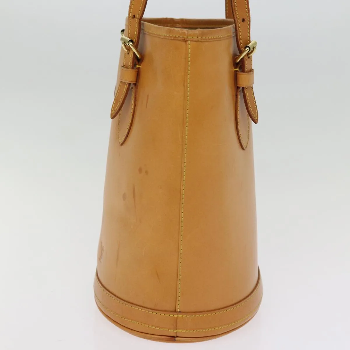 LOUIS VUITTON Nomad leather Bucket PM Shoulder Bag Beige M85001 LV 76964