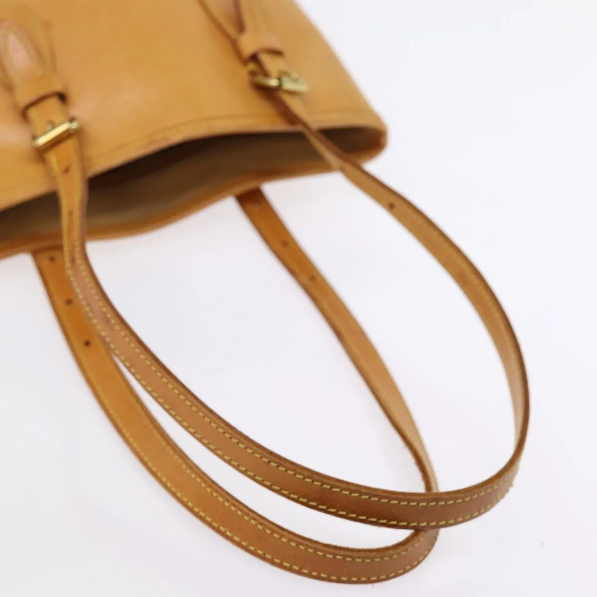 LOUIS VUITTON Nomad leather Bucket PM Shoulder Bag Beige M85001 LV 76964