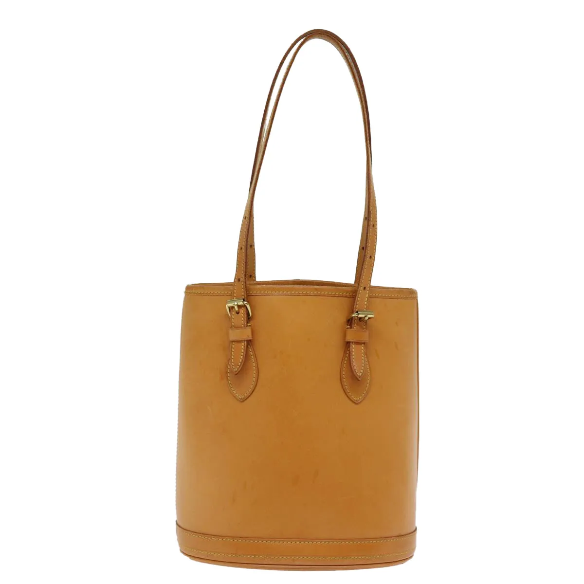 LOUIS VUITTON Nomad leather Bucket PM Shoulder Bag Beige M85001 LV 76964