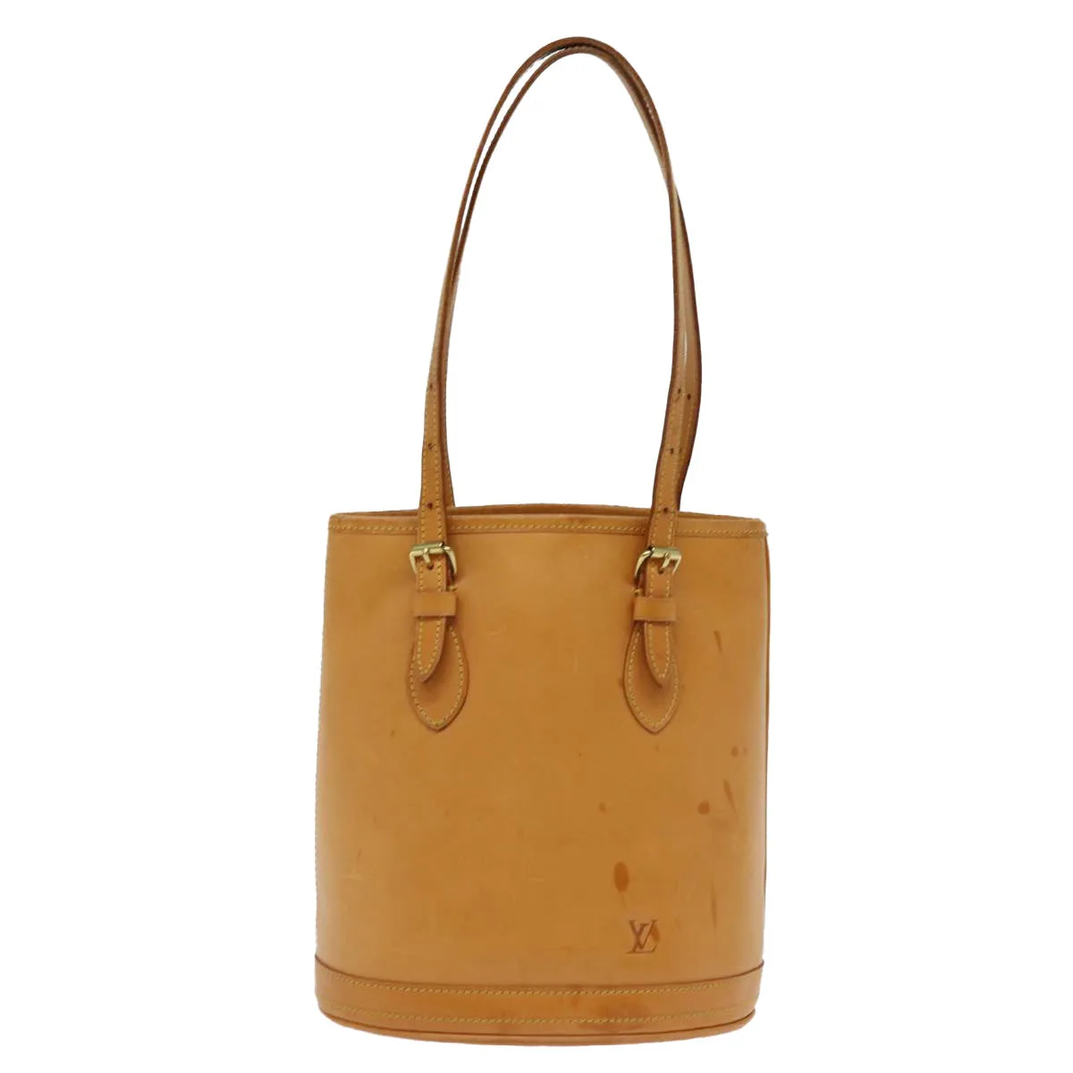 LOUIS VUITTON Nomad leather Bucket PM Shoulder Bag Beige M85001 LV 76964