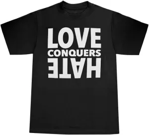 Love Conquers Hate Oversized Heavyweight T-Shirt