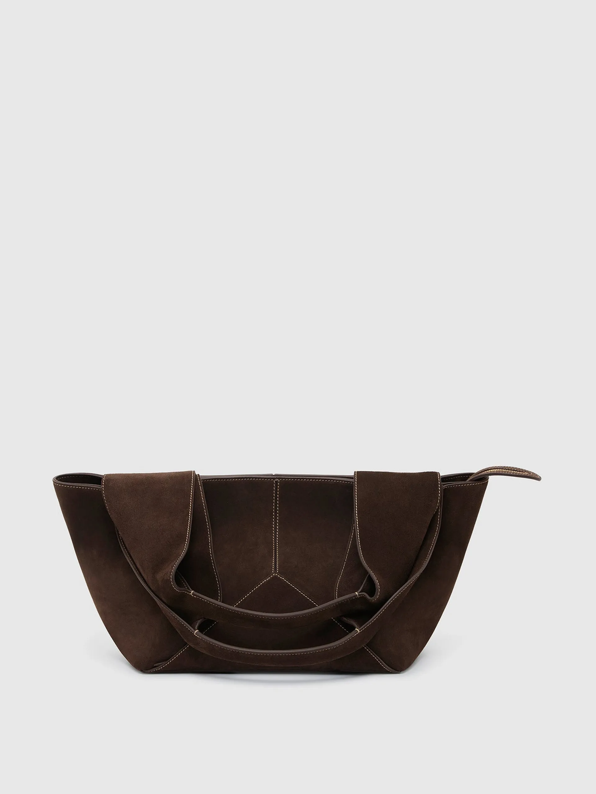 Market suede bag