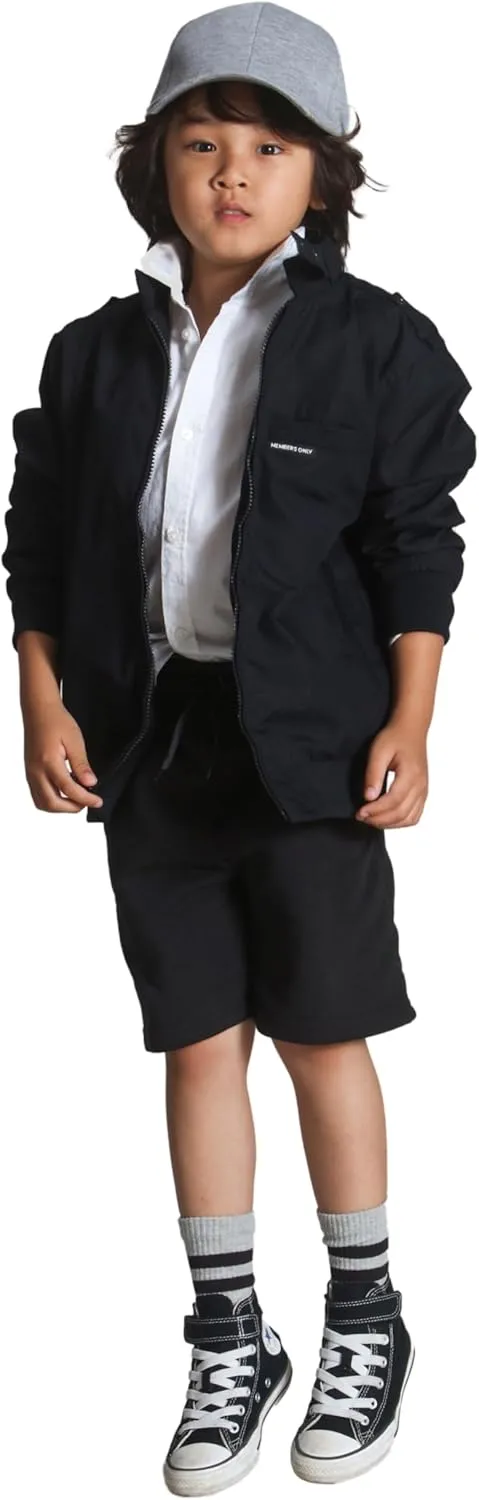 Members Only Kids Iconic Racer, Unisex Bomber Jacket