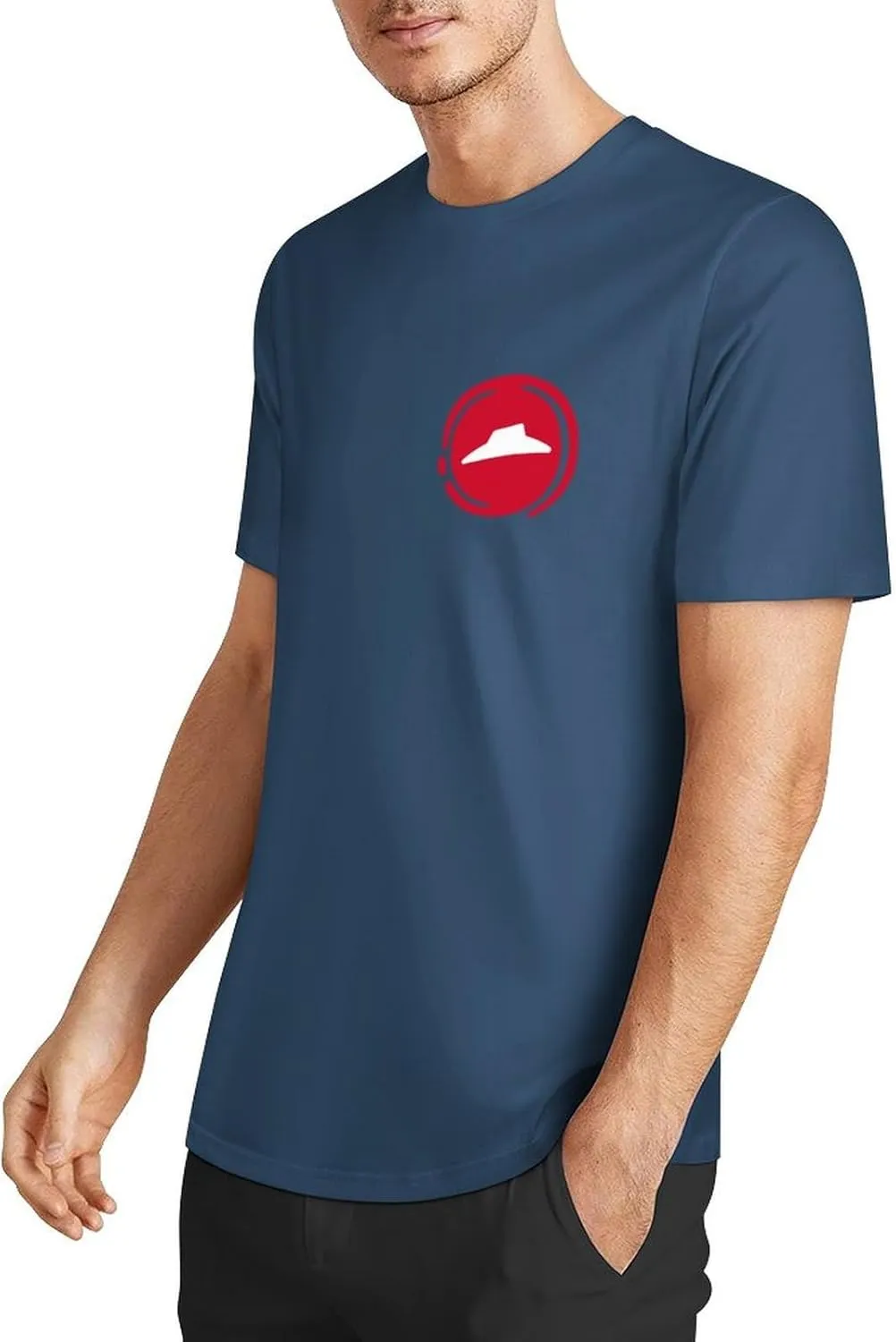 Mens Cotton T-Shirt Short Sleeve Crew Neck T Shirts for Men Work Uniform Funny Clothes