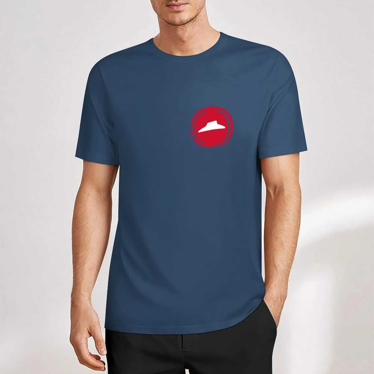Mens Cotton T-Shirt Short Sleeve Crew Neck T Shirts for Men Work Uniform Funny Clothes