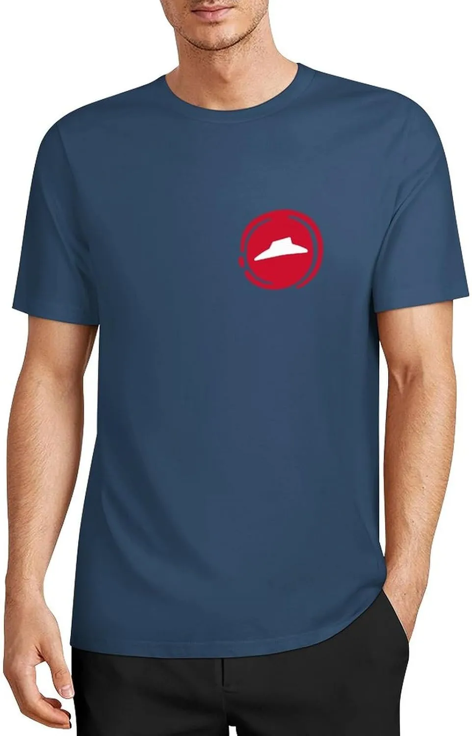 Mens Cotton T-Shirt Short Sleeve Crew Neck T Shirts for Men Work Uniform Funny Clothes