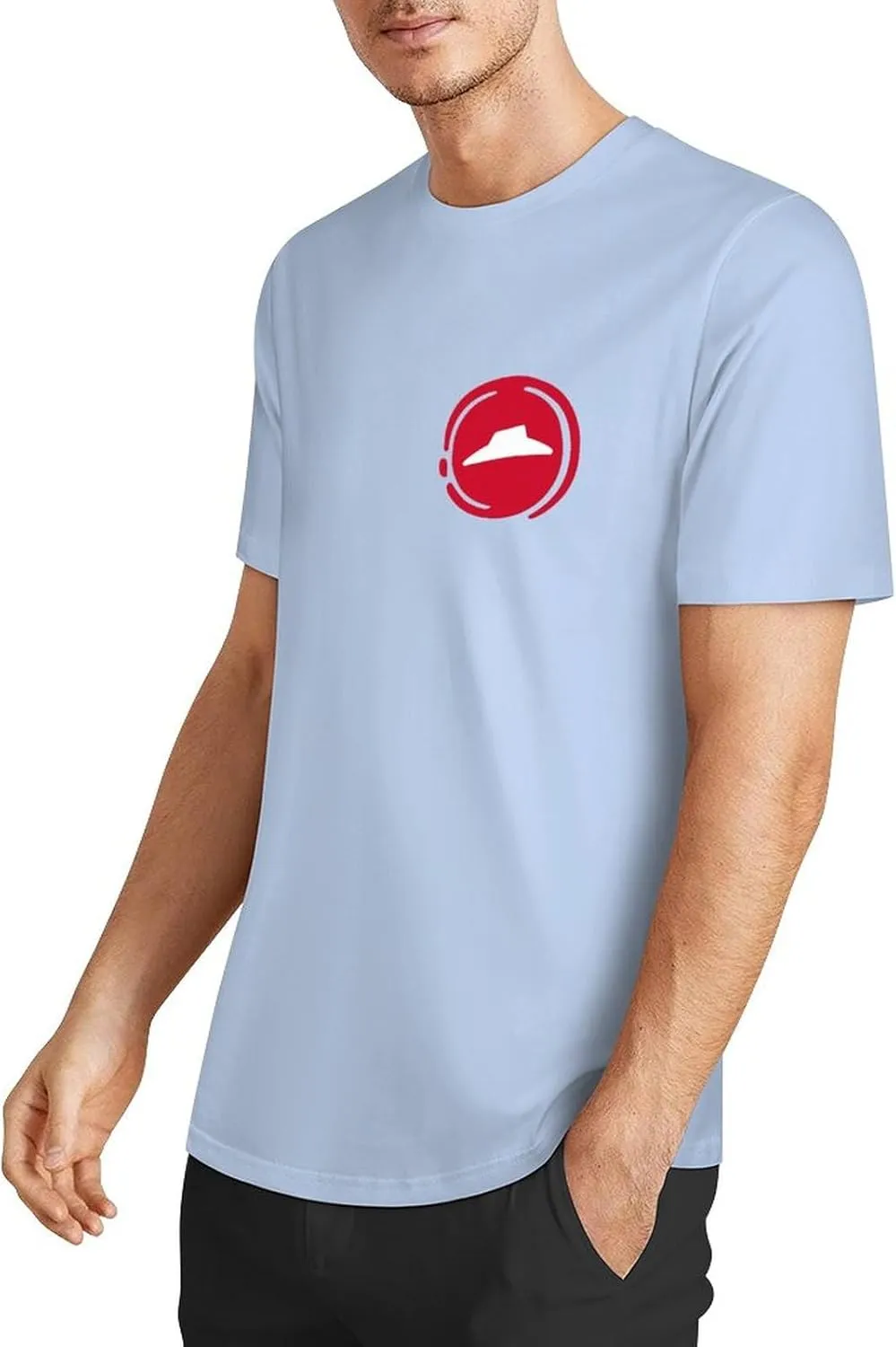 Mens Cotton T-Shirt Short Sleeve Crew Neck T Shirts for Men Work Uniform Funny Clothes