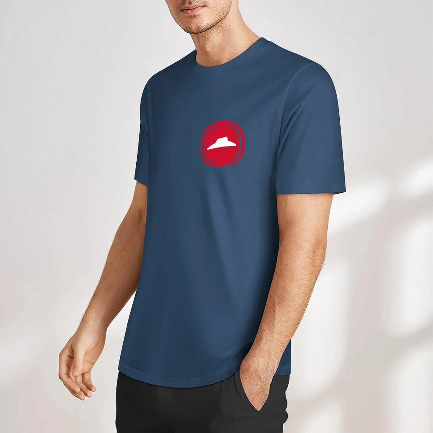 Mens Cotton T-Shirt Short Sleeve Crew Neck T Shirts for Men Work Uniform Funny Clothes
