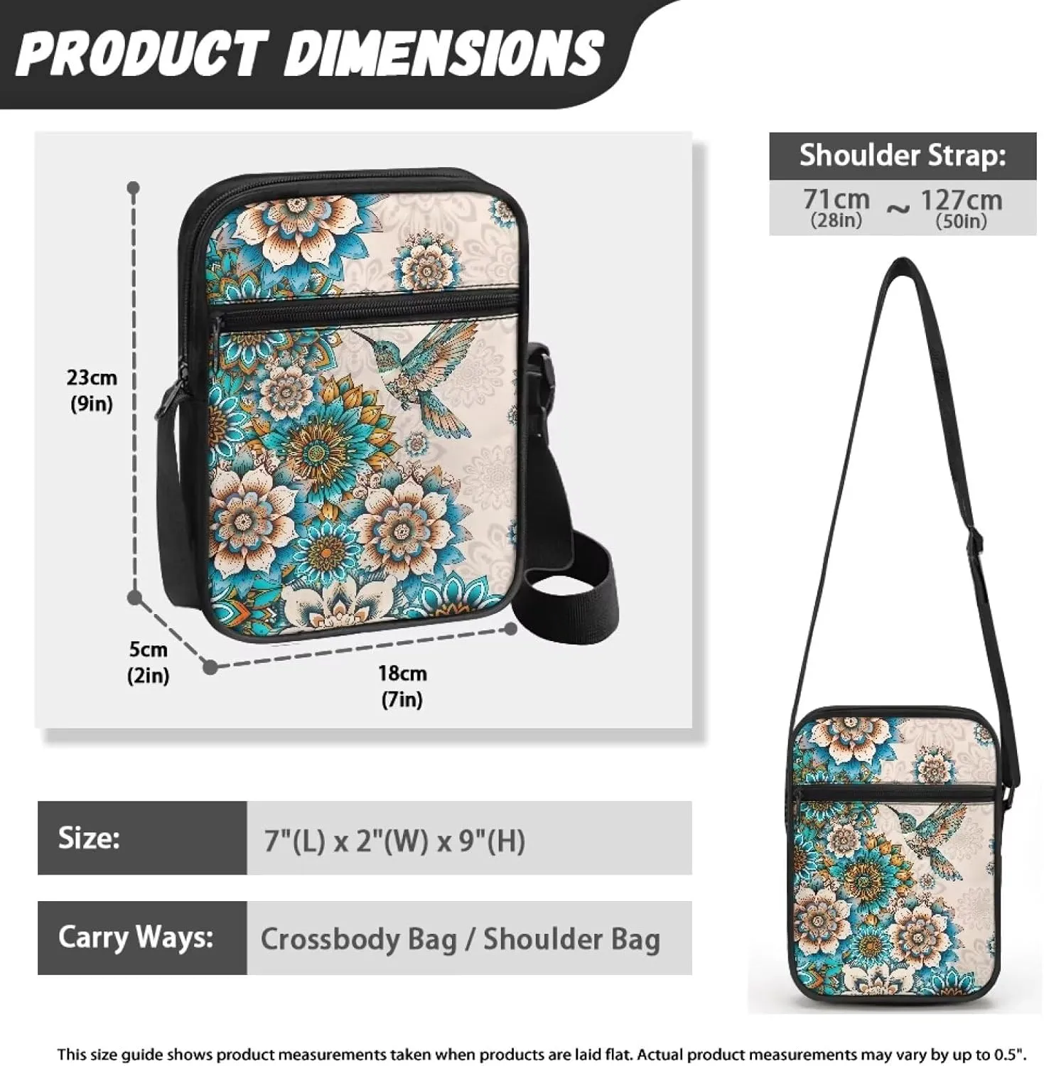 Messenger Bag for Women Crossbody Bag Medium Satchel Bag Purse Cell Phone Bag