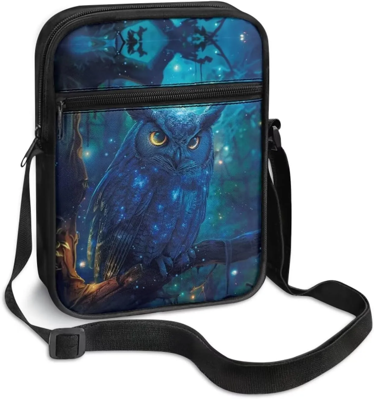 Messenger Bag for Women, Waterproof Crossbody Shoulder Bag for Men, Lightweight Sling Chest Bag