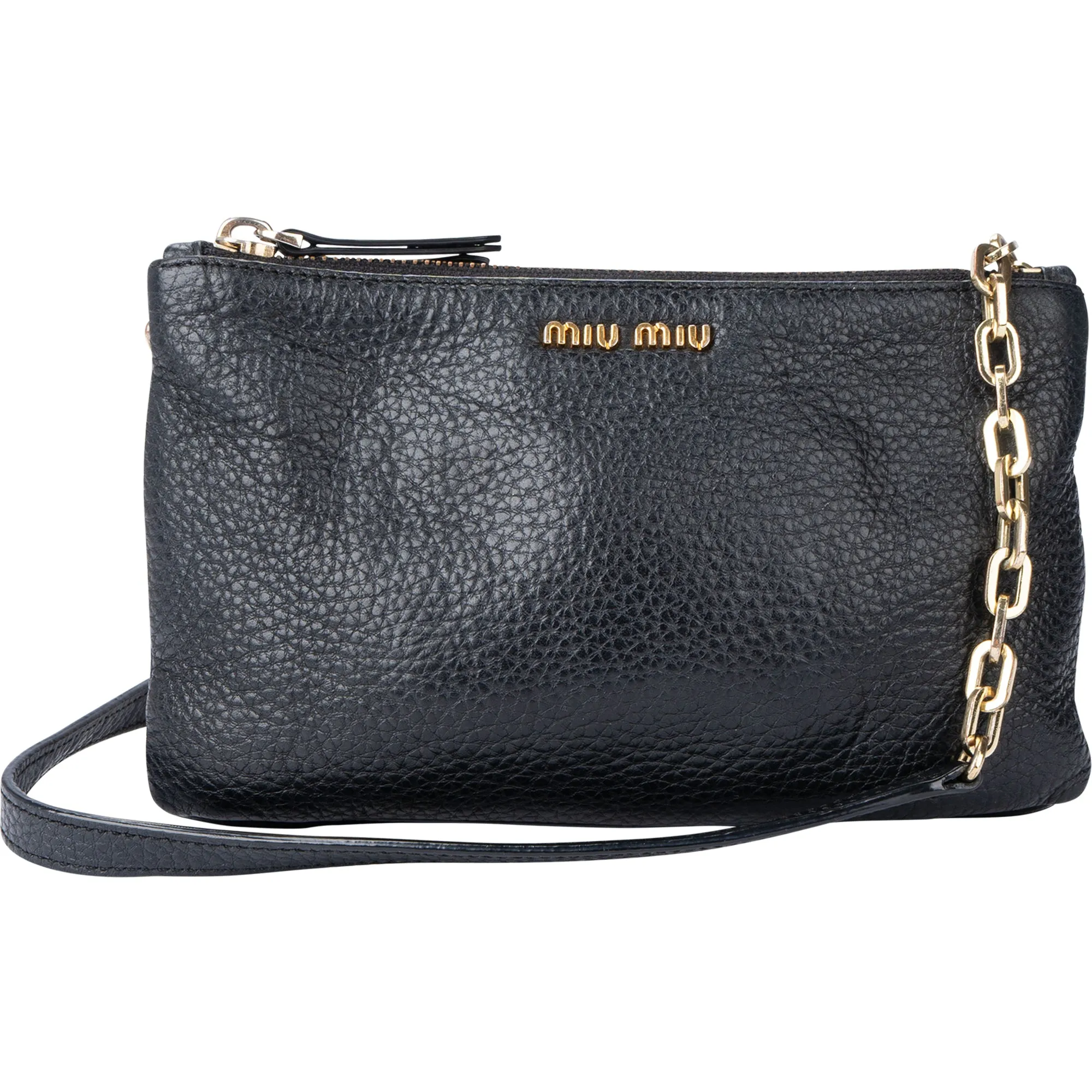 Miu Miu Leather Mini Crossbody Bag