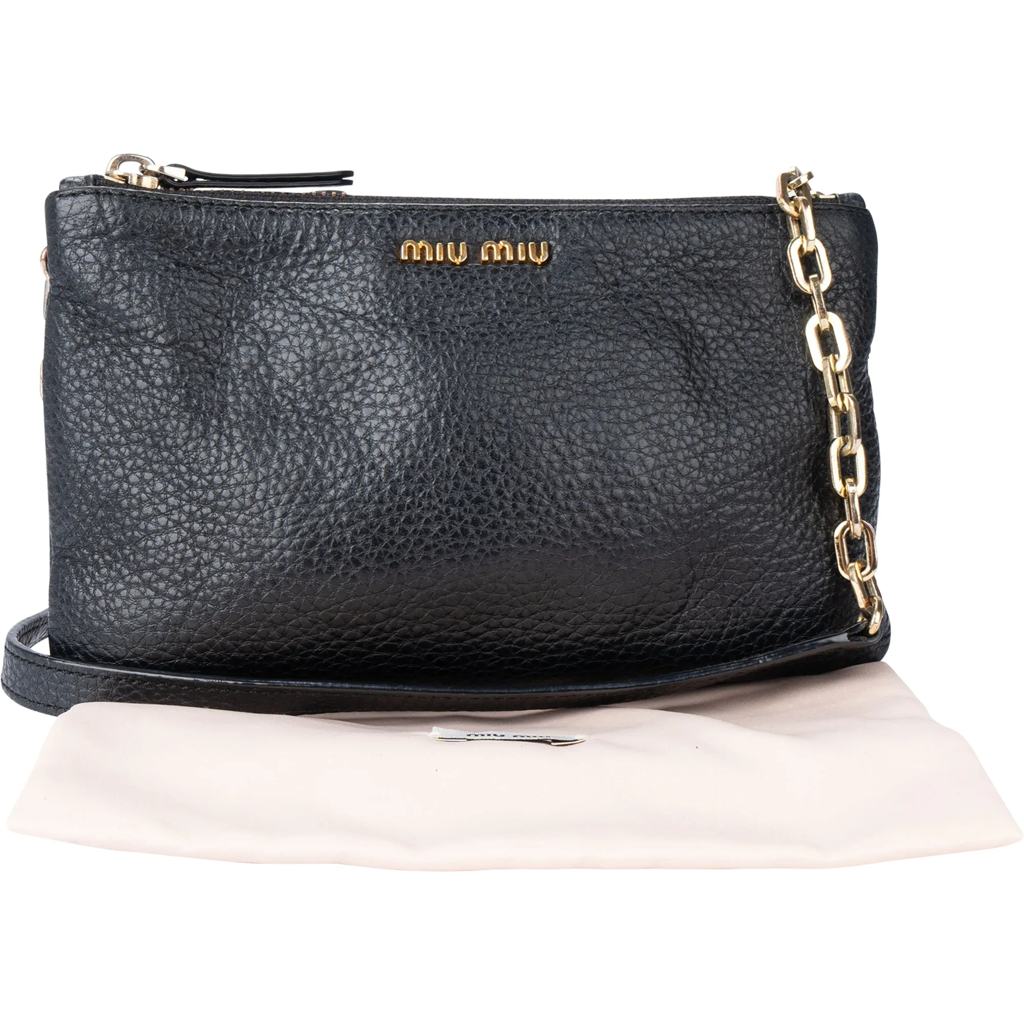 Miu Miu Leather Mini Crossbody Bag