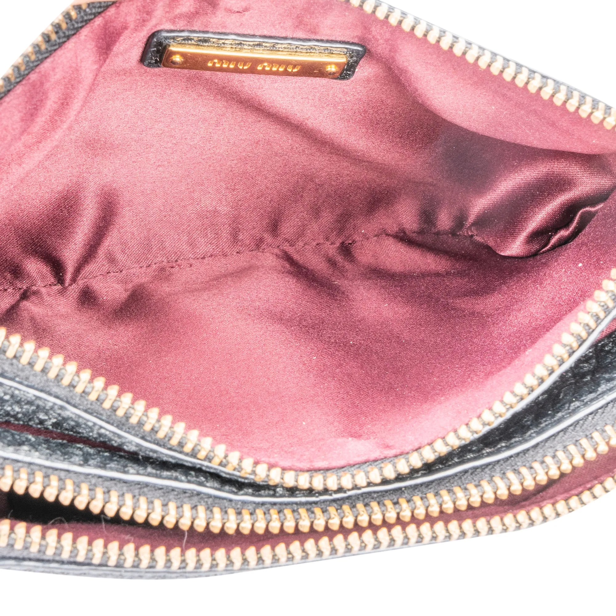 Miu Miu Leather Mini Crossbody Bag
