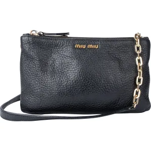 Miu Miu Leather Mini Crossbody Bag