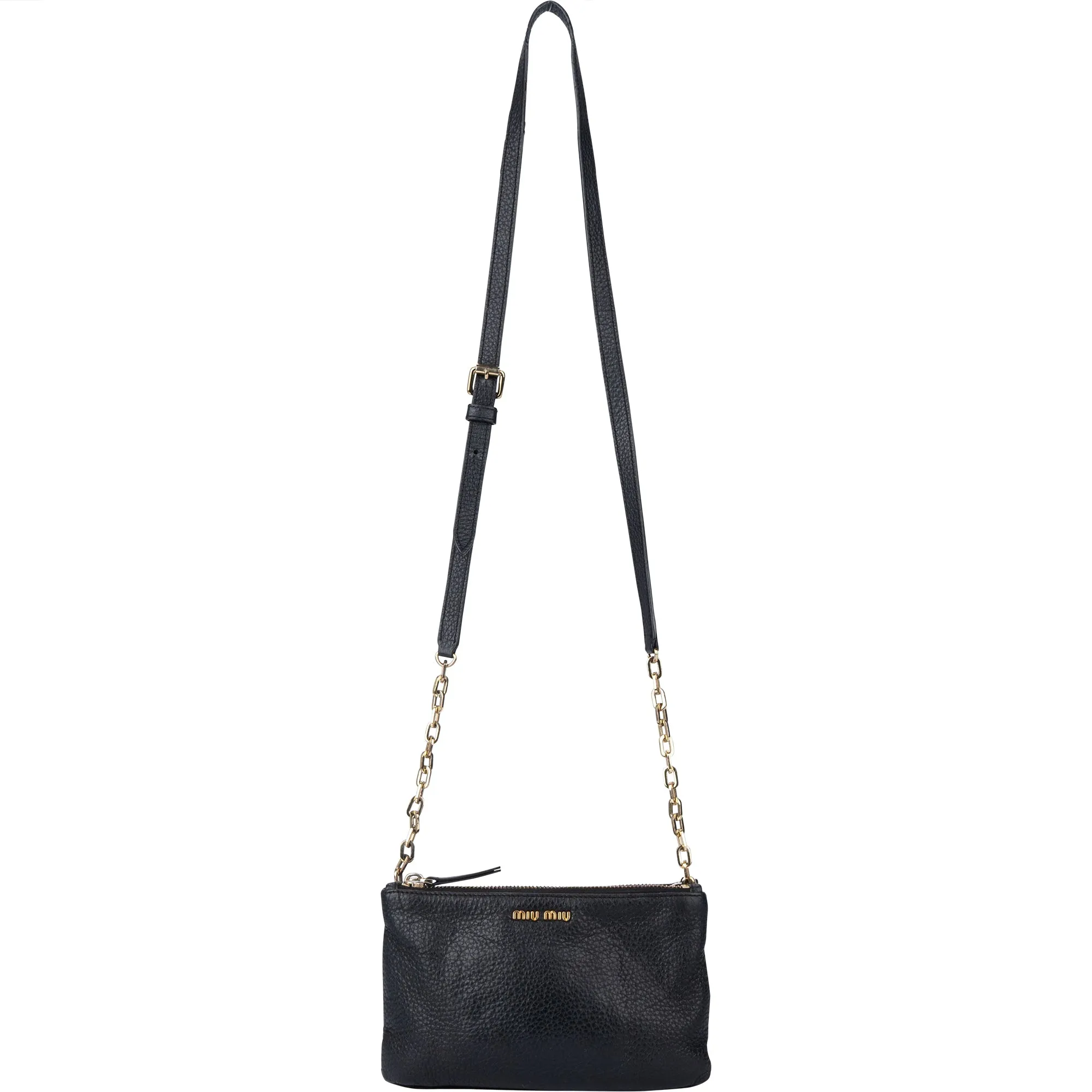 Miu Miu Leather Mini Crossbody Bag