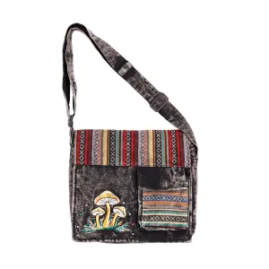 Mushroom Shoulder Crossbody Bag - Charcoal