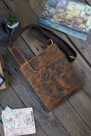 Natural leather bag