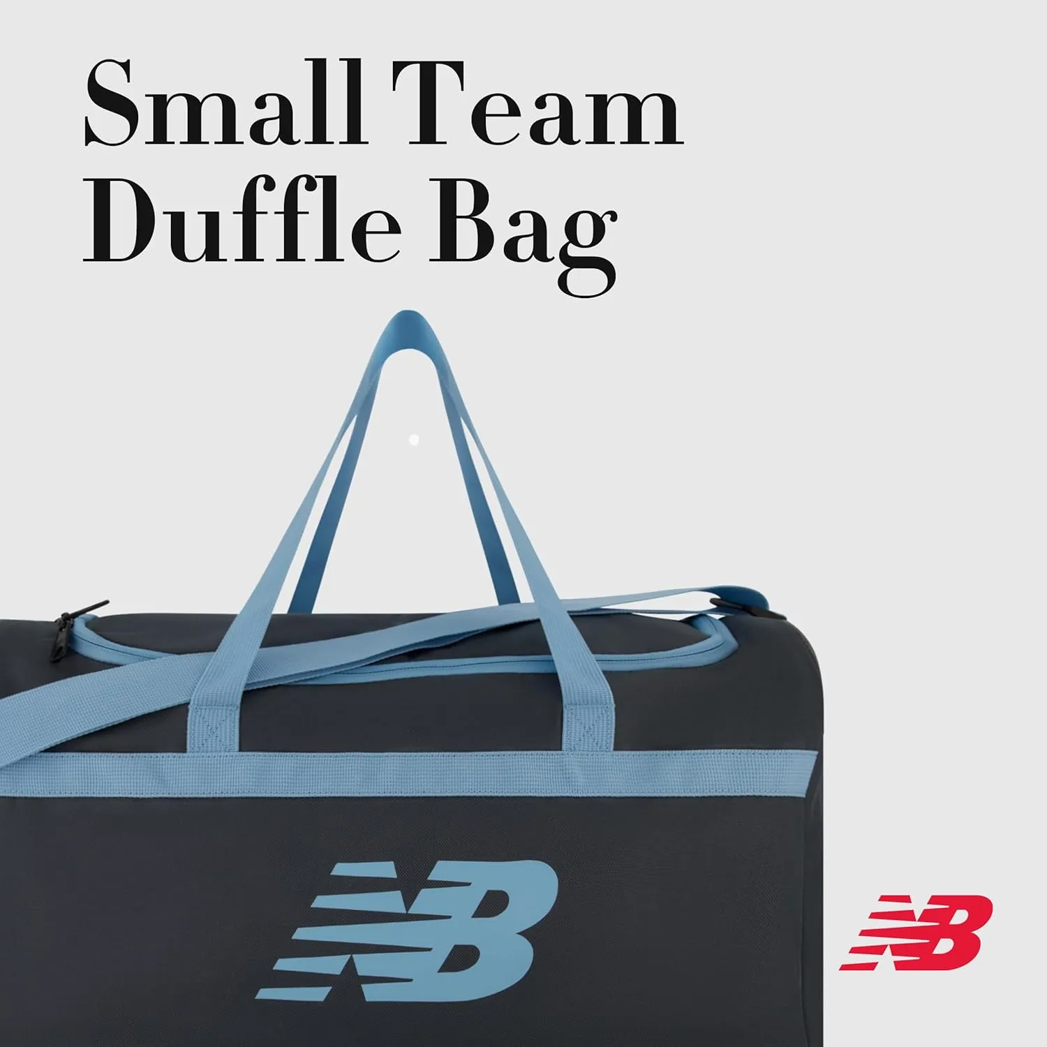 New Balance Duffel Bag, Small Carry On Gym Travel Luggage with Carrier Handles and Adjustable Shoulder Strap