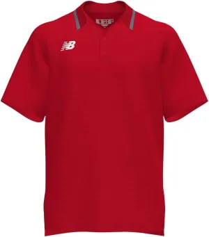 New Balance Men's Team Rally 2.0 Baseball Polo Red M