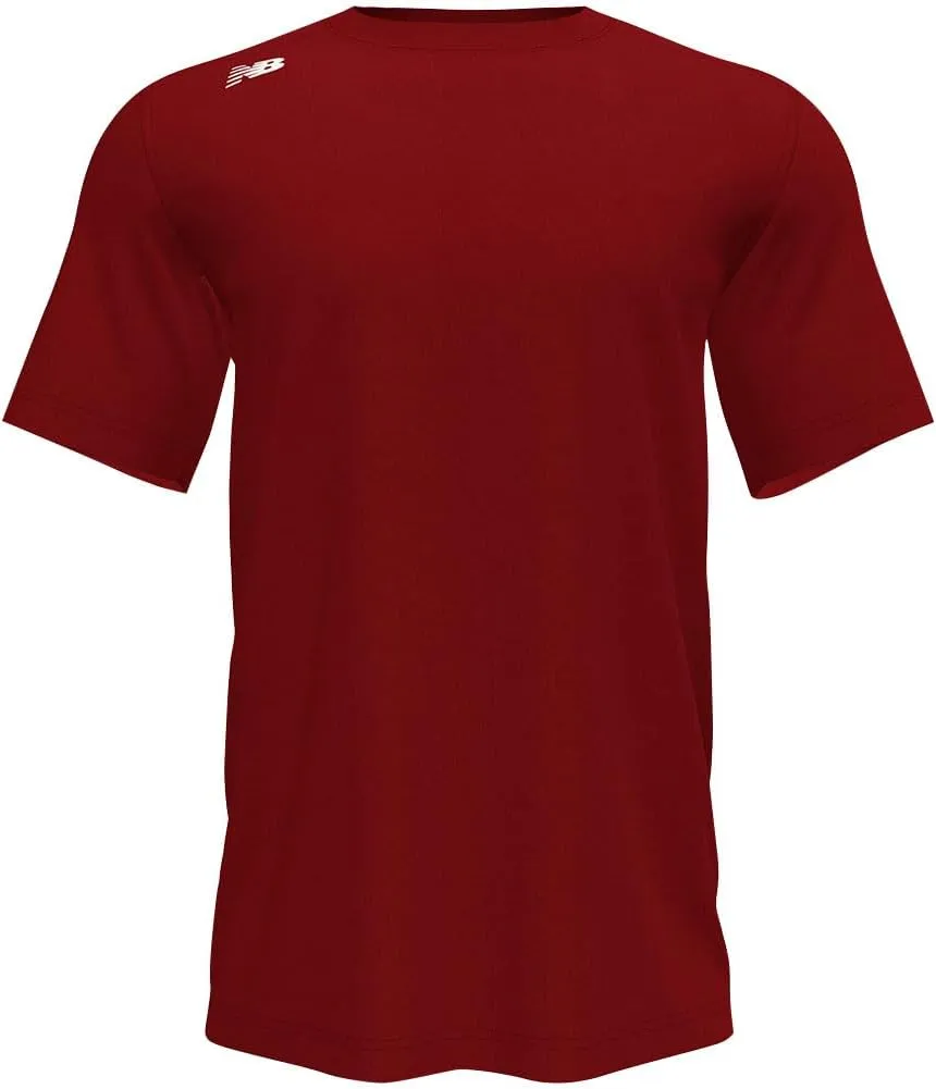 New Balance Men's Tech Baseball T-Shirt Maroon XL