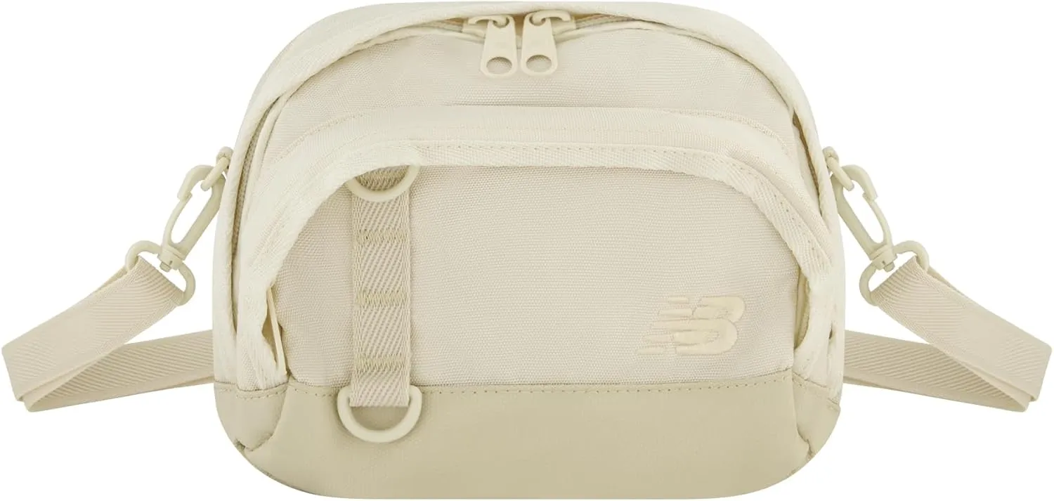 New Balance Sling Bag, Large Athletic Shoulder Handbag for Men and Women, One Size