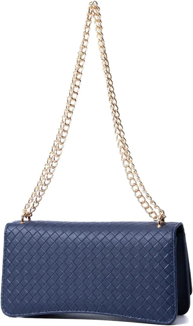 New Leopard Print Shoulder Bag For Women Fashion Designer Bags, PU Leather Ladies Handbag Women Woven Purse