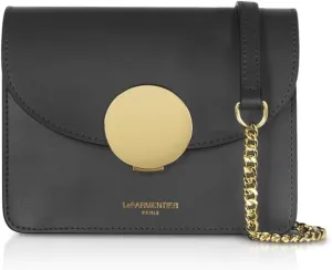New Ondina Mini Shoulder Bag, Calf Leather, Gold Hardware, 6.7 x 5.1 x 3 inches