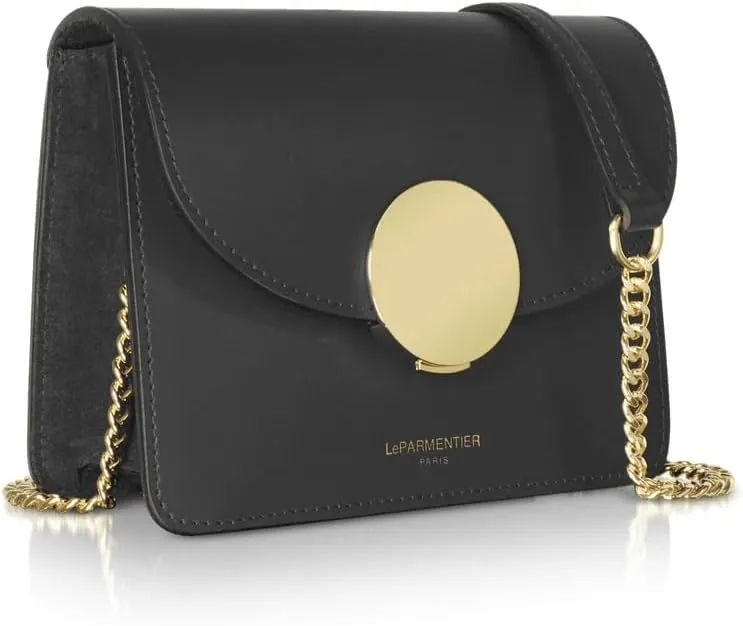 New Ondina Mini Shoulder Bag, Calf Leather, Gold Hardware, 6.7 x 5.1 x 3 inches