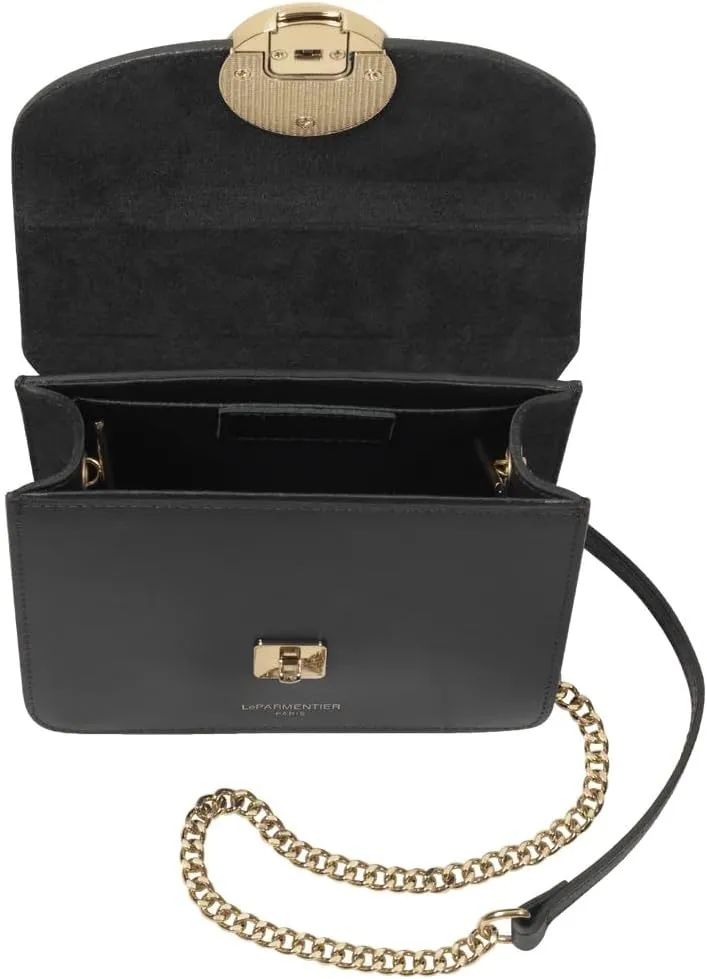 New Ondina Mini Shoulder Bag, Calf Leather, Gold Hardware, 6.7 x 5.1 x 3 inches