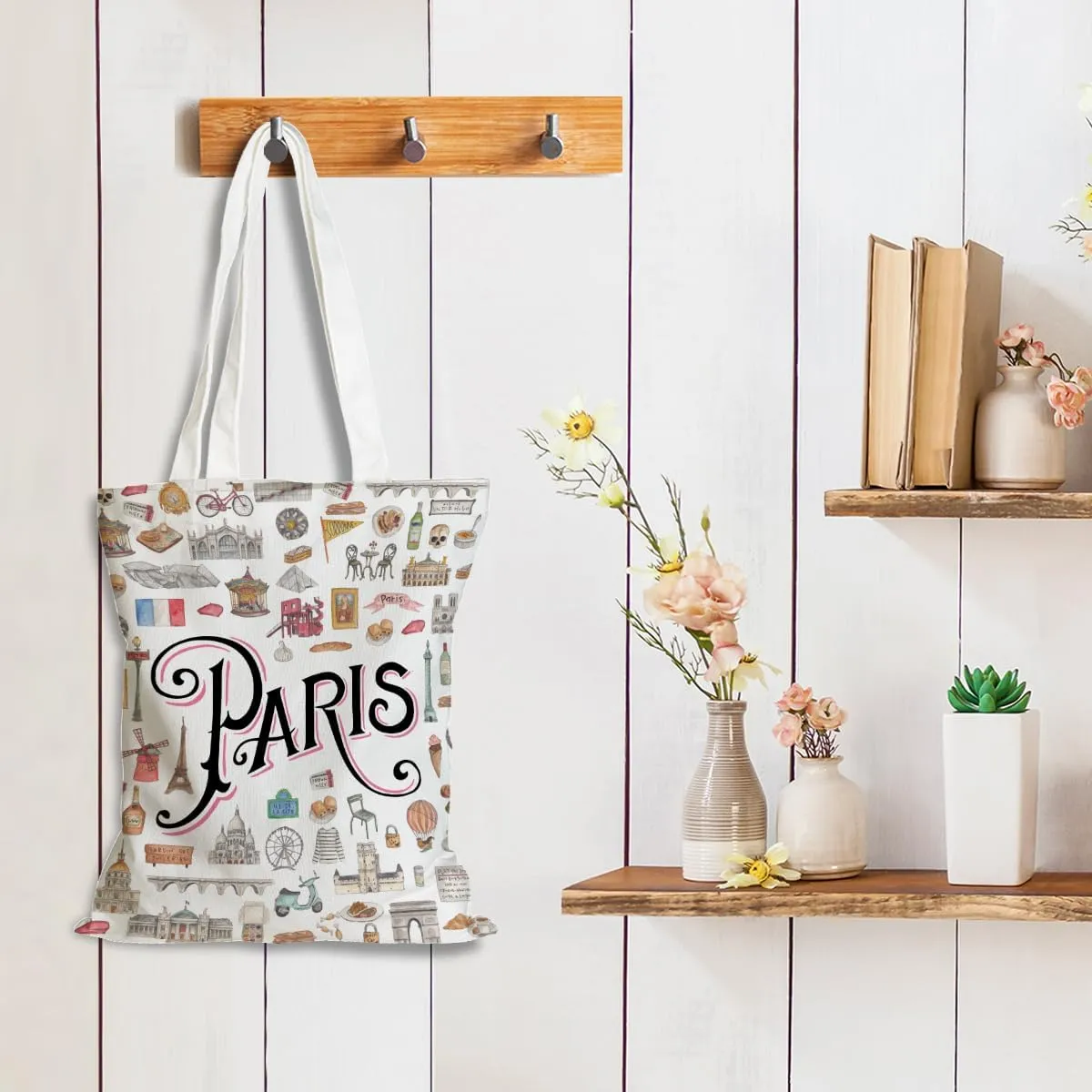 New York Paris Chicago Nashville Italy Los Angeles Las Vegas Lover Gifts Tote Bag Beach Bag Travel Gift