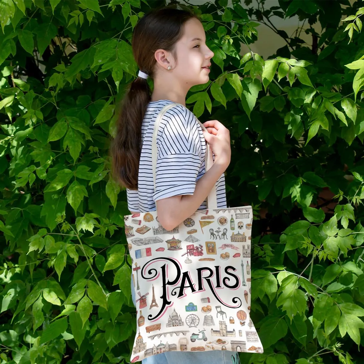 New York Paris Chicago Nashville Italy Los Angeles Las Vegas Lover Gifts Tote Bag Beach Bag Travel Gift