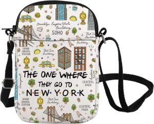 New York Travel Crossbody Bags New Yorker Shoulder Bag New York Souvenir Gift New York Merchandise NYC Lover Gift