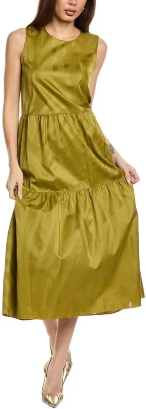 New York Two-Tier Midi Dress