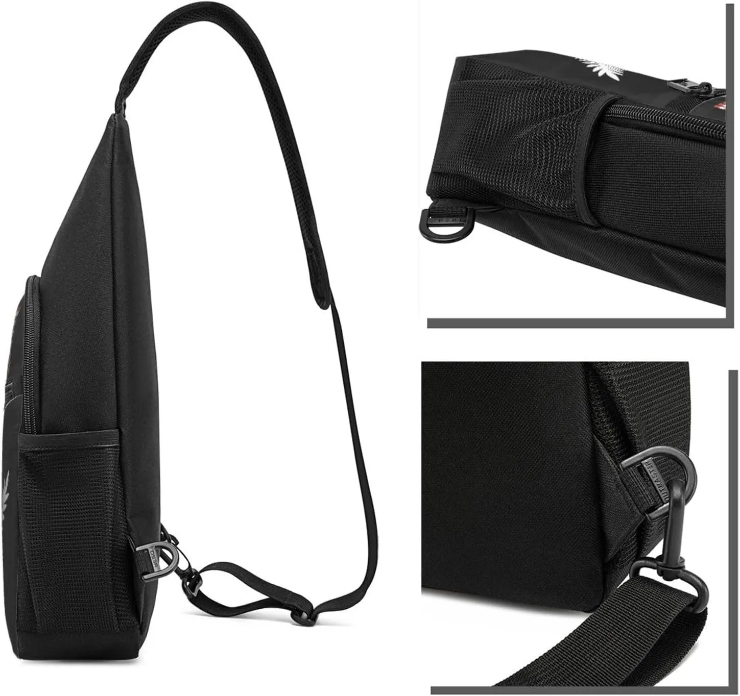 New Zealand Maori Fern，Fashion One-Shoulder Bag，Anti-Theft Crossbody Shoulder Chest Bag