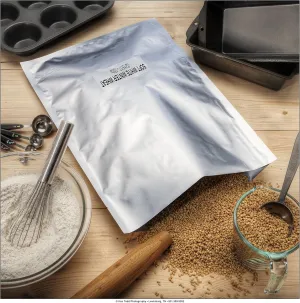 Odor-Proof 5 Mil 1-Gallon Mylar Bags   300cc Oxygen Absorbers for Long Term Storage of Food, Herb, Organics, Seeds and Pharma (20)
