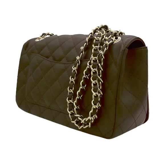 Palm Beach Pleather - (Chocolate Brown)