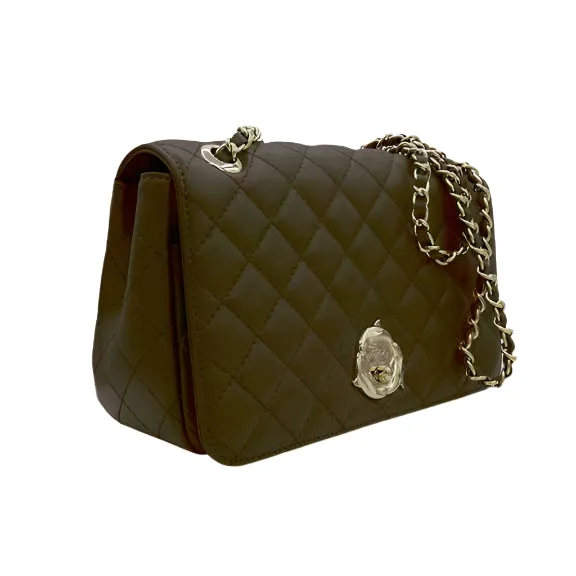 Palm Beach Pleather - (Chocolate Brown)