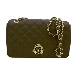 Palm Beach Pleather - (Chocolate Brown)