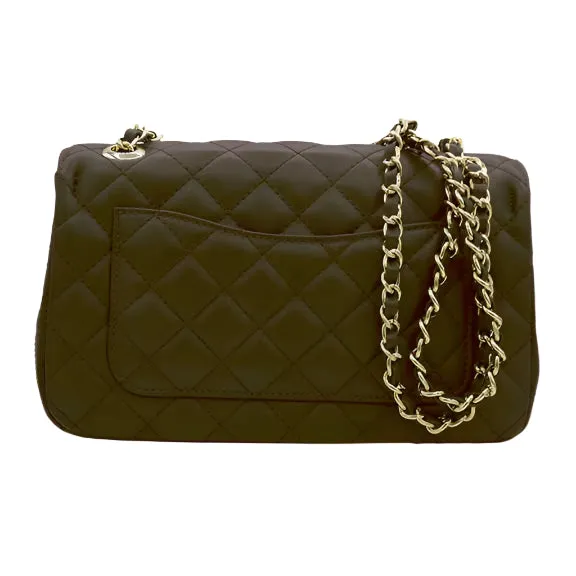 Palm Beach Pleather - (Chocolate Brown)