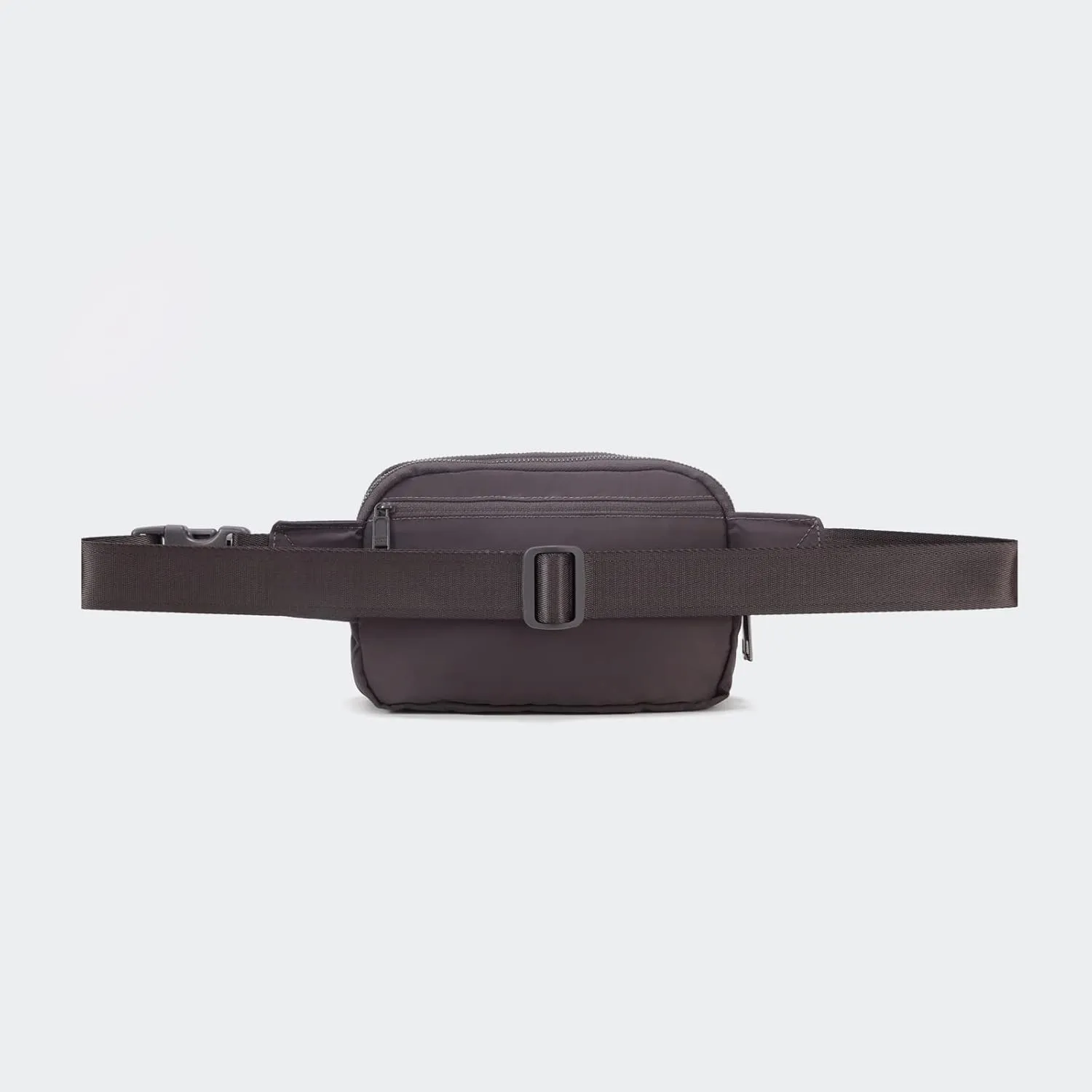 Pander Everywhere Belt Bag for Women, 5 Zipper Pockets Nylon Crossbody Fanny Pack Purse (Dim Grey)