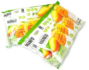 Paradise Green - Dried Mango 28oz - Sweet Dehydrated Thai Mangoes Sun Dried In Nature (8 bags X 3.5 oz) (2 Pack)